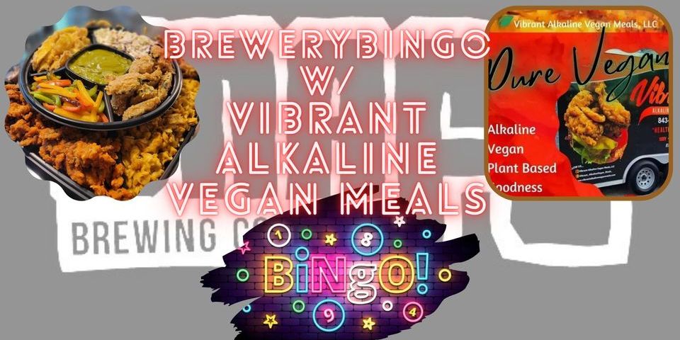 Brewery Bingo w/ Vibrant Alkaline Vegan Meals promotional image