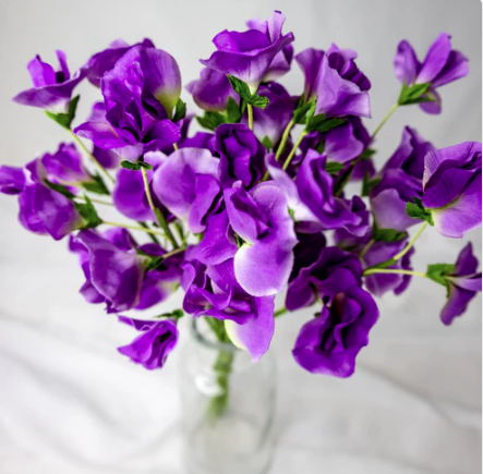 Mauve Sweet Pea - Realistic Artificial Flowers) - Image 3