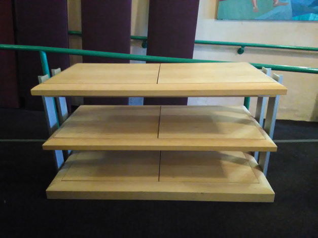 FINITE ELEMENT HD12 Maple 3 shelf wide rack For Sale | Audiogon