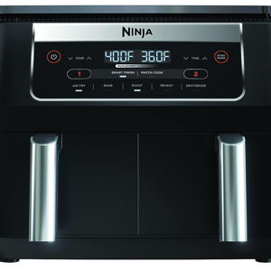 Ninja DZ090 6-Quart Dual-Zone 2-Basket Air Fryer - Roast, Bake, Dehydrate & More