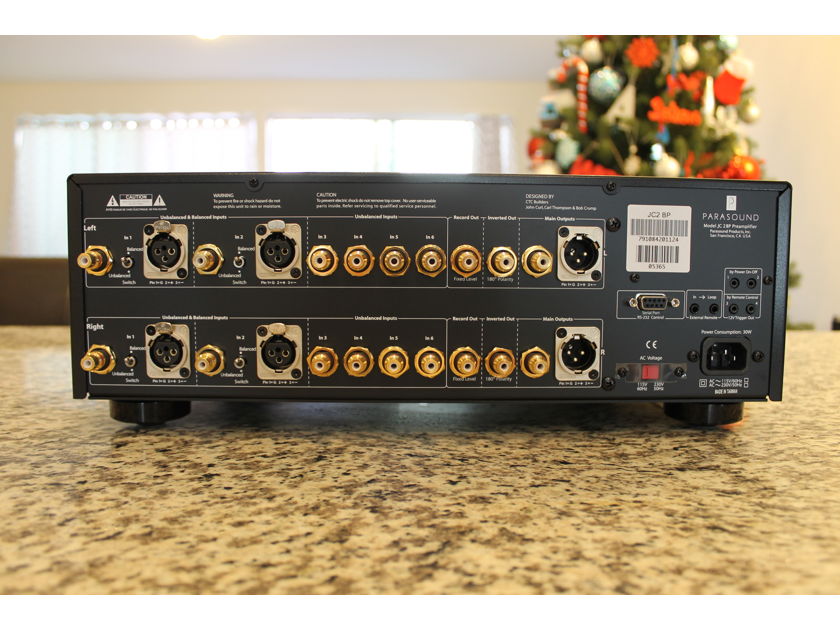 Parasound Halo JC-2 Preamplifier with Home Theater Bypass