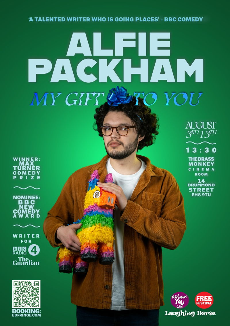 The poster for Alfie Packham: My Gift to You