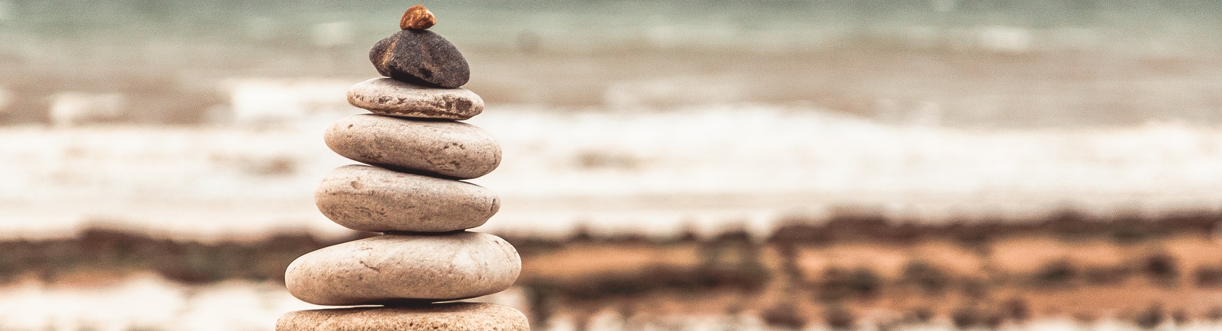 a tower of stones