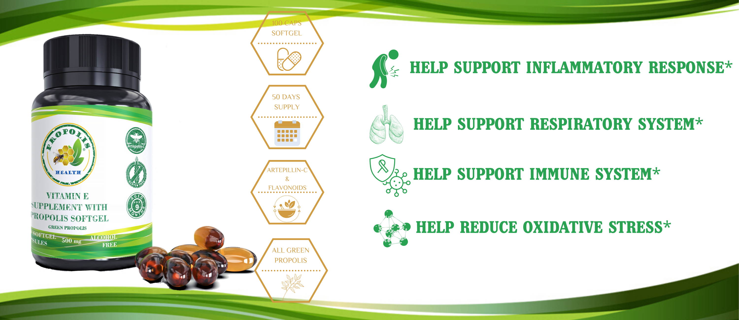 Propolis Health | Bee Propolis Softgel - Green Propolis | Home Page ...