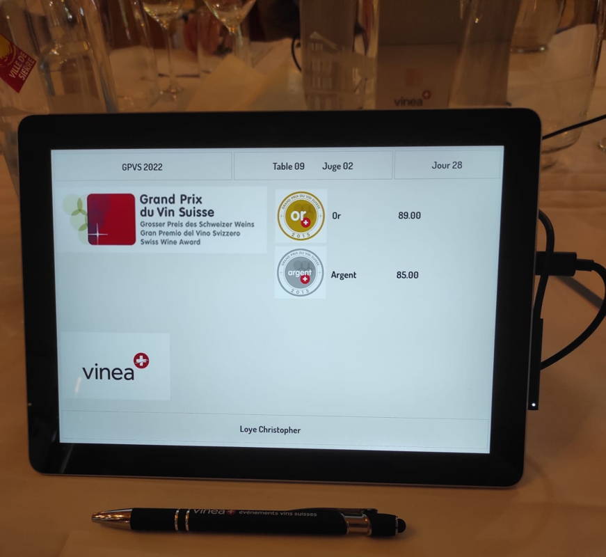 Grand Prix du Vin Suisse 2022 – jury La grappe