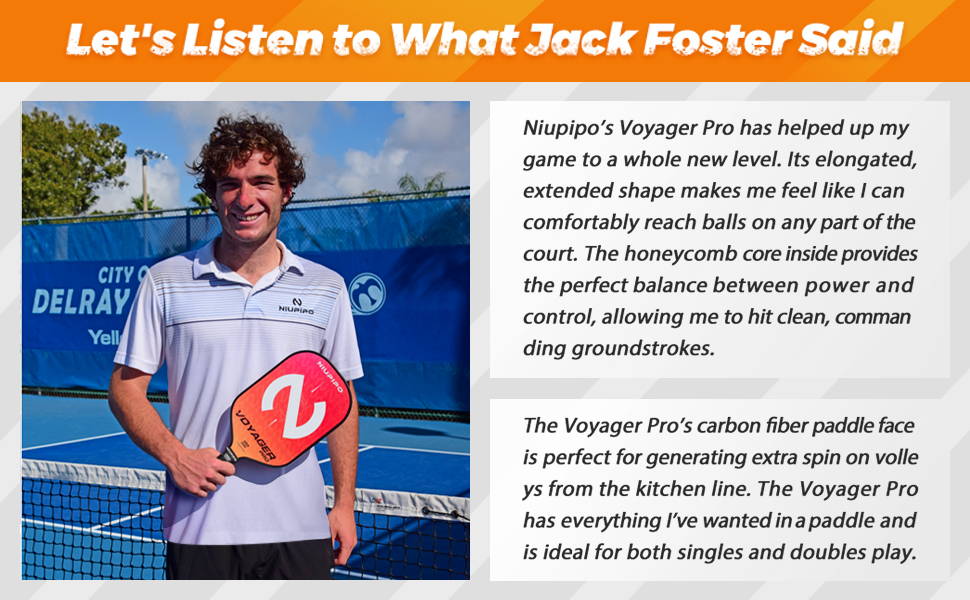 Niupipo sponsored players Jack Foster