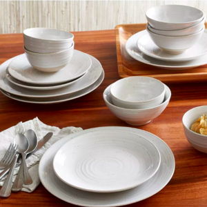 16pc Dinnerware Set White