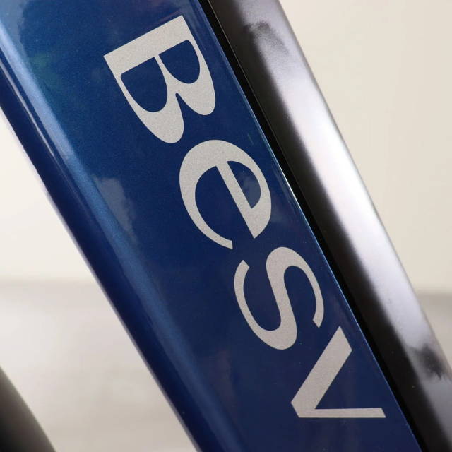 Close up of BESV electric bike frame