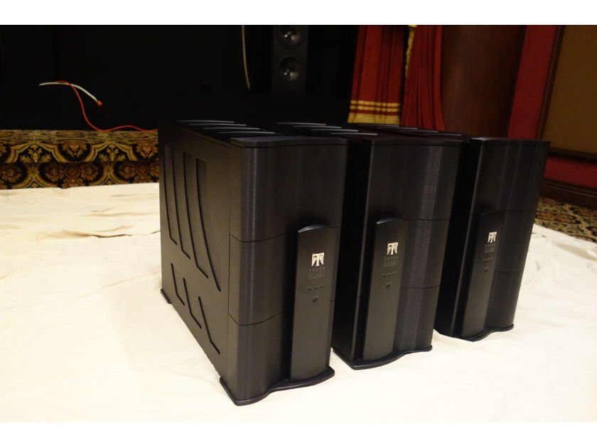 Theta Digital Citadel 1.5 Mono Block Amps Set of Three Gorgeous Factory Certified Black and Awesome!