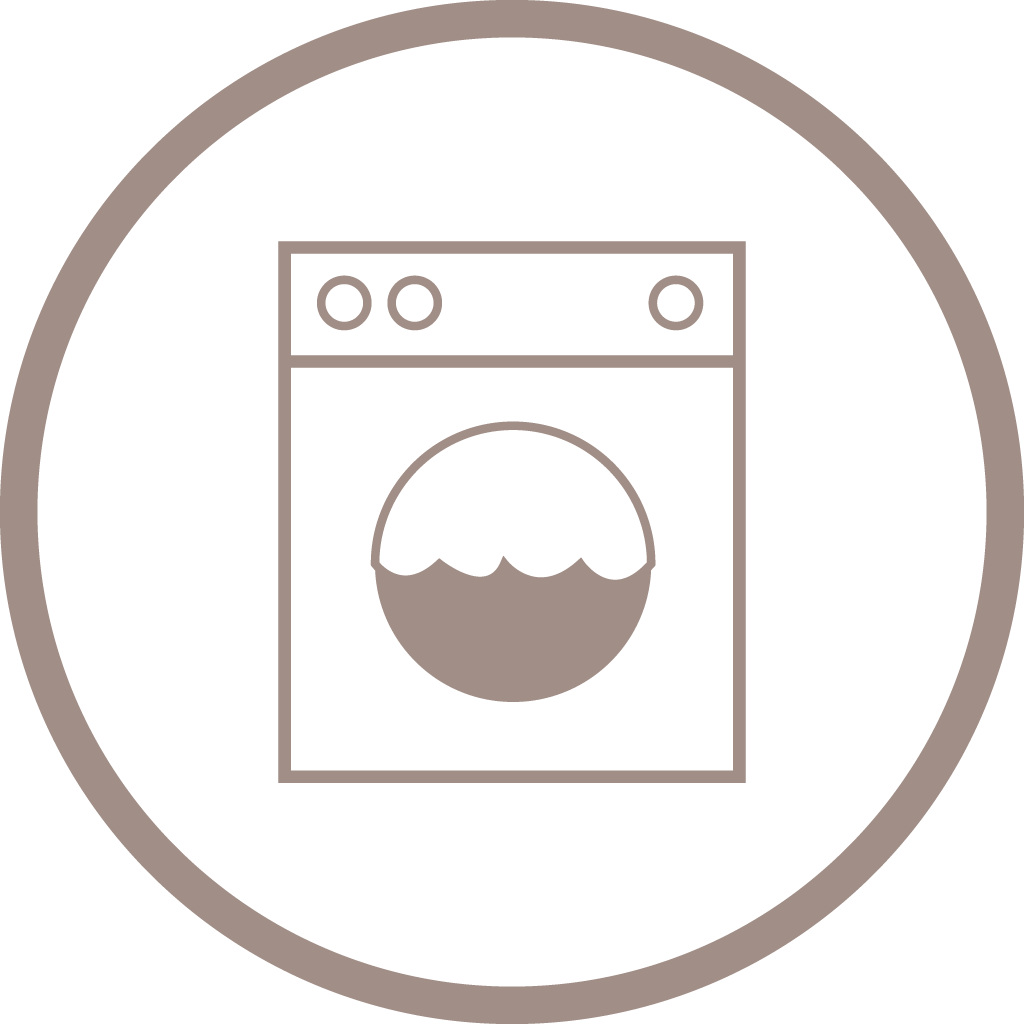 Washing machine Icon for our washable shade tent by Suniela Beach