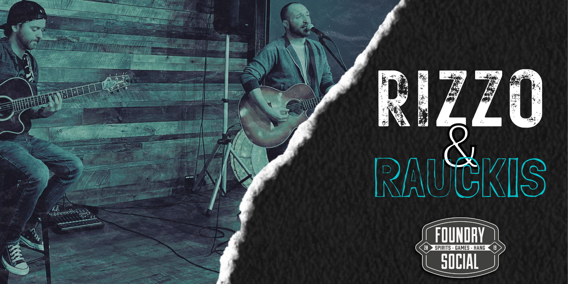 Rizzo & Rauckis LIVE at Foundry Social promotional image