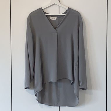 Relaxed Grey Blouse