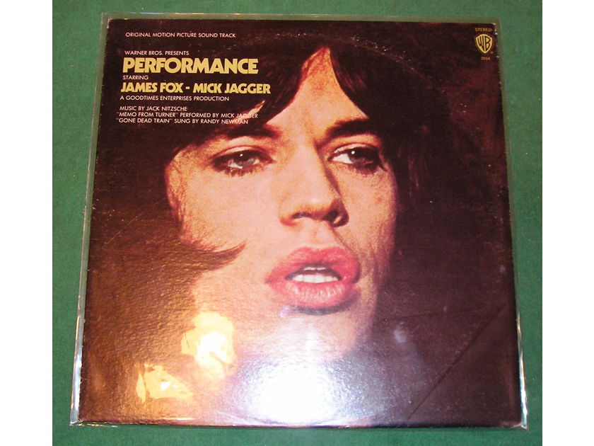 MICK JAGGER "PERFORMANCE" - 1970 WB GREEN LABEL 1st PRESS ***MEMO FROM TURNER***