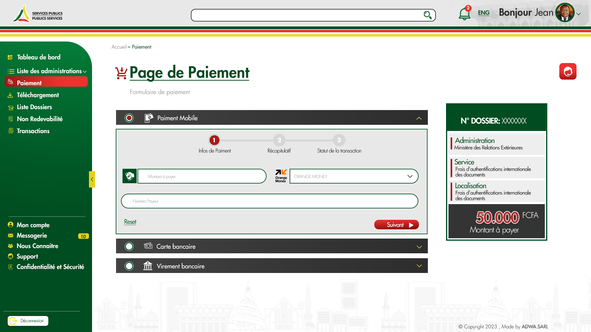 Government technology developers developer - Jordan T.'s portfolio image