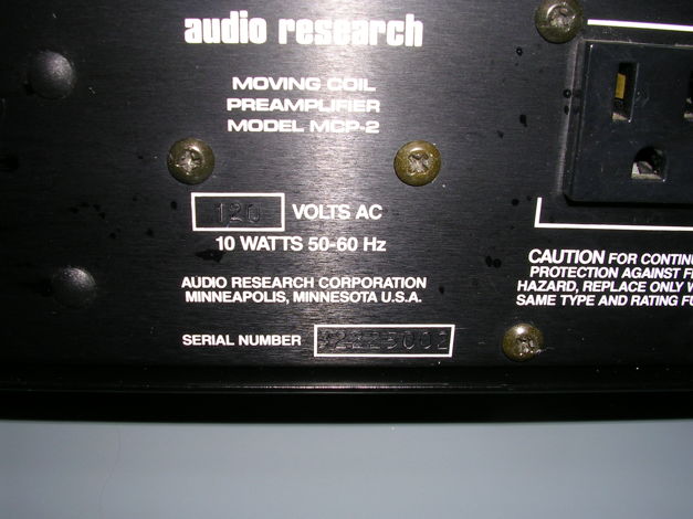 AUDIO RESEARCH MCP-2    price drop JUST SERVICED