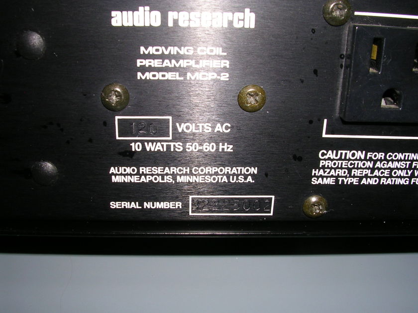 AUDIO RESEARCH MCP-2 JUST SERVICED