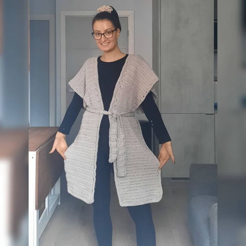 Crochet Pattern: Oversized, simple kimono