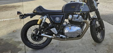 2019 ROYAL ENFIELD CONTINENTAL GT 650 motorcycle for rent near Kinston, NC