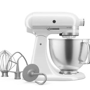Artisan® Series 5 Quart Tilt-Head Stand Mixer with Premium Touchpoints in White