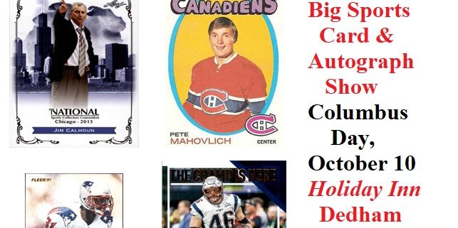 Big Columbus Day Sports Card Show promotional image