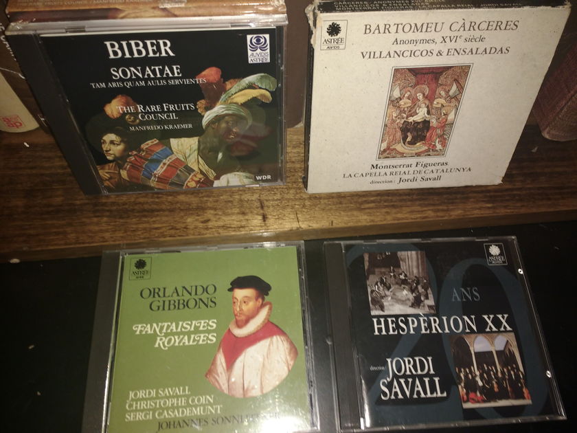 Astree/Naive CD's - Lots of Savall, J. 22 CD's