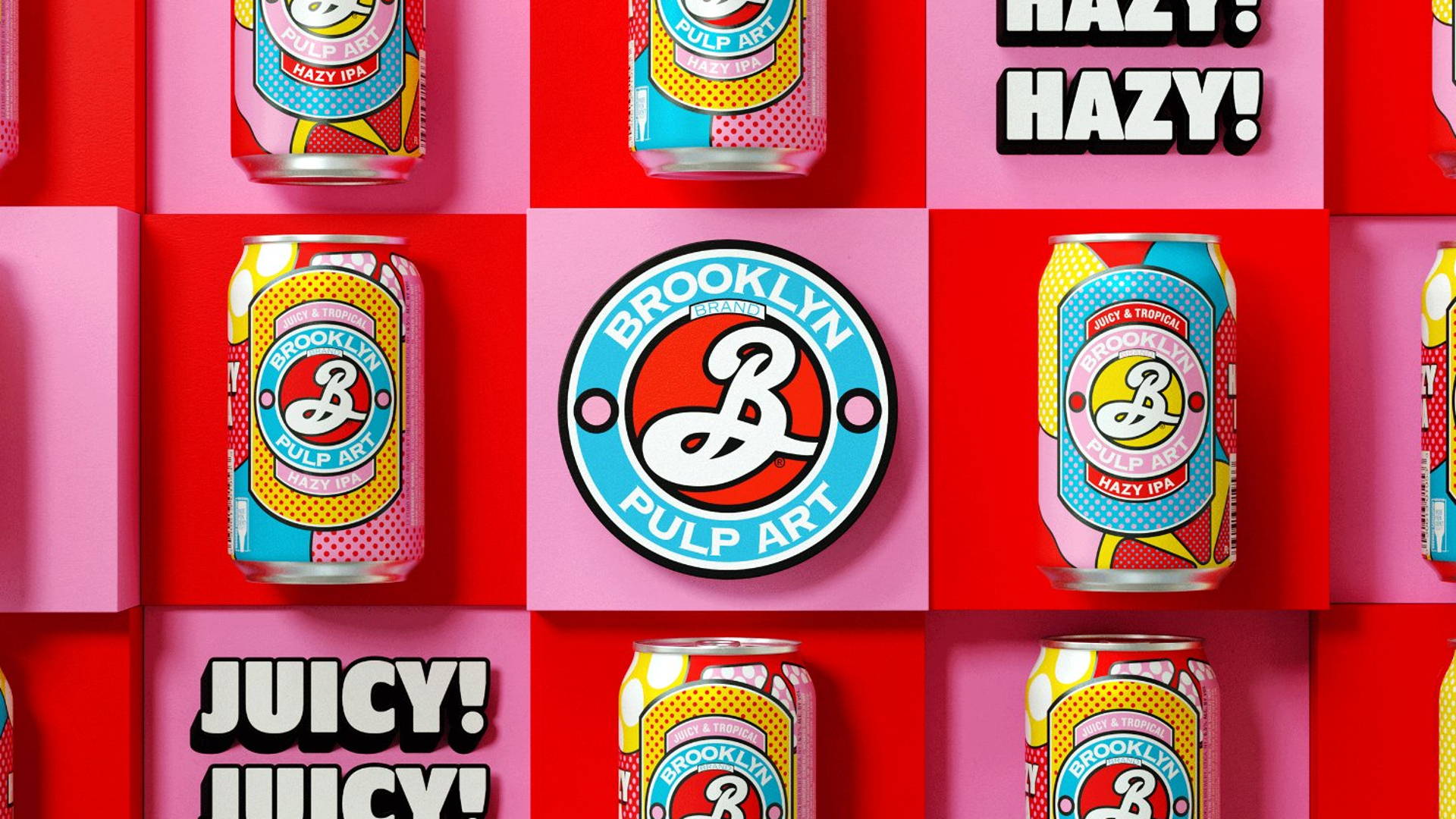 Featured image for Thirst Craft Gives Brooklyn Brewery’s Hazy IPA A Juicy Pop Art Makeover