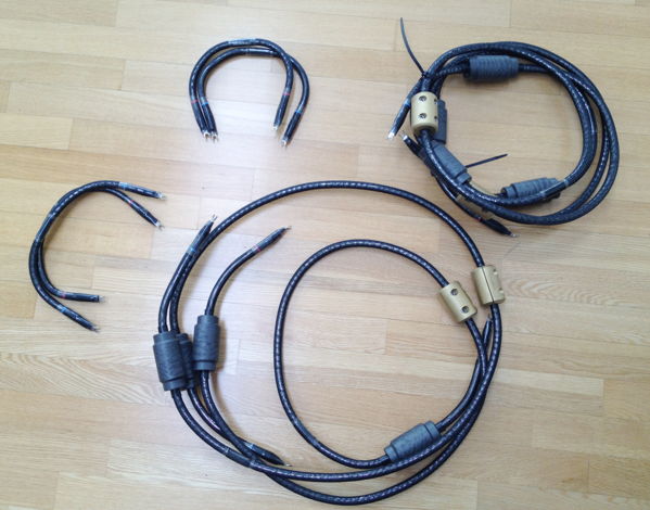 Virtual Dynamics Genesis 1.1 8ft Speaker Cables  + jumpers