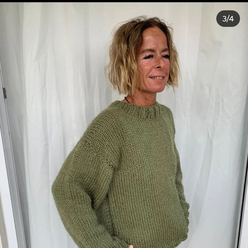 Breipatroon: Oversized, eenvoudige trui