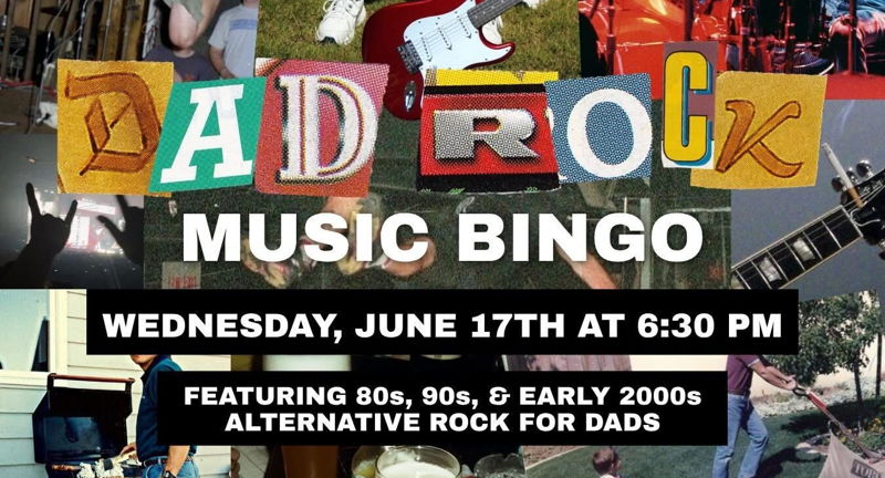 Dad Rock Bingo