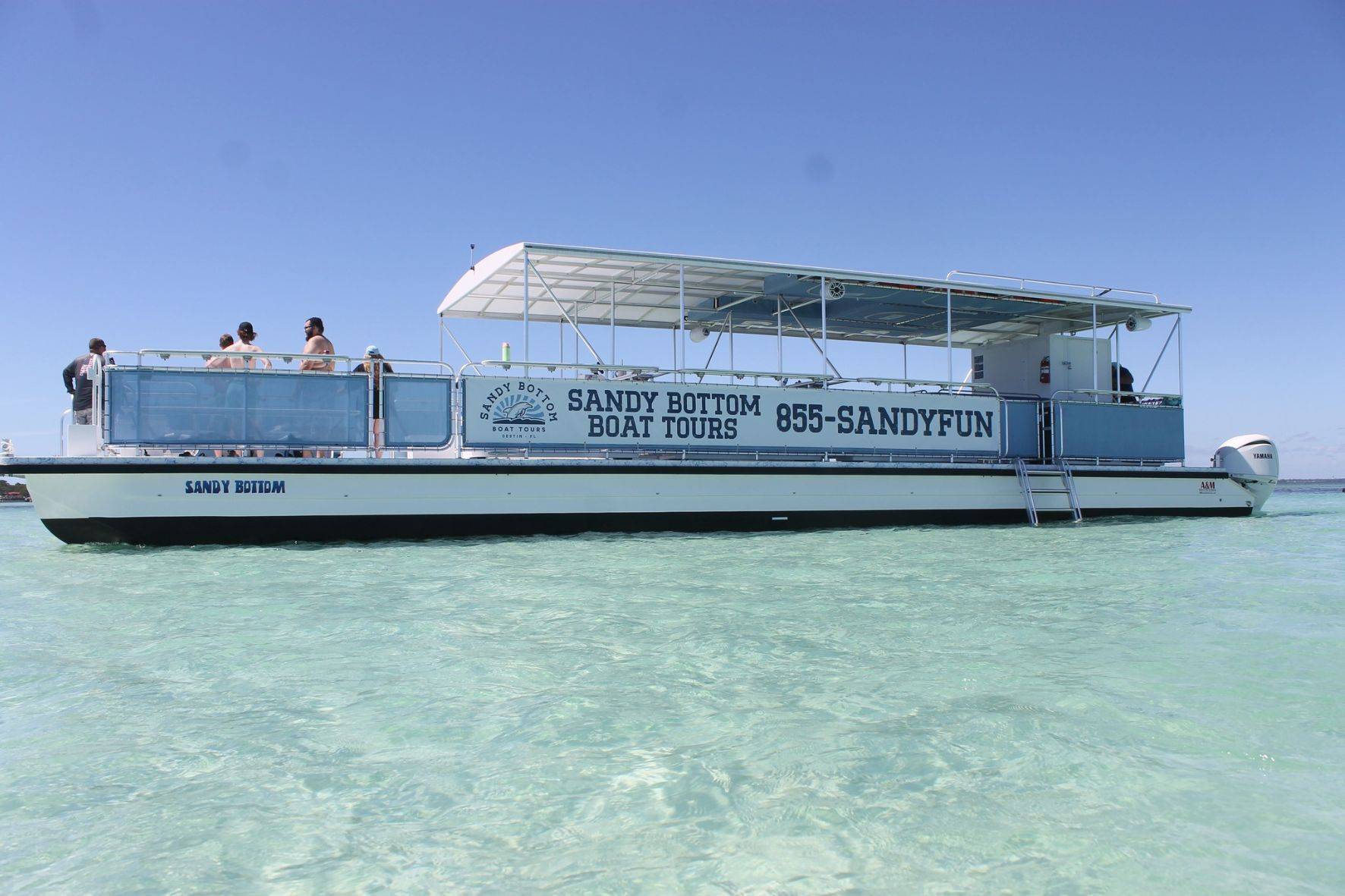 sandy bottom boat tours