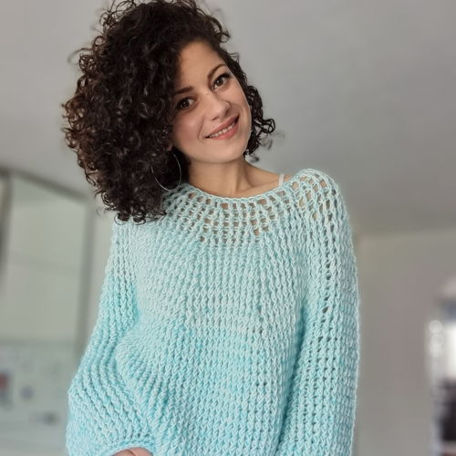 Nuage Sweater Crochet Pattern: Cozy Elegance for All Sizes