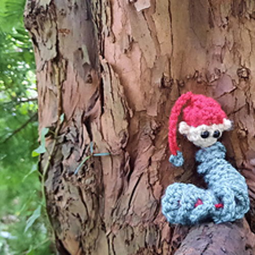Elf Worry Worm Crochet Pattern