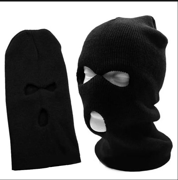 3 holed woven black. Balaclava SAS Style Windproof Mask Neck Warmer Ski Hat Fishing AU Motorcycle - Image 8