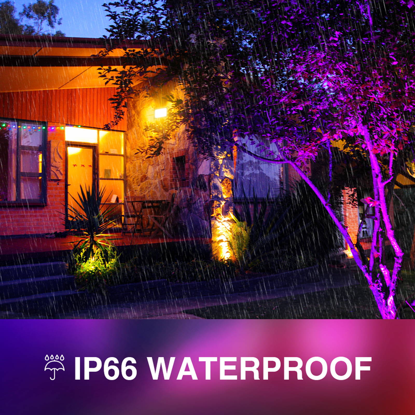 Waterproof RGB LED Floodlight