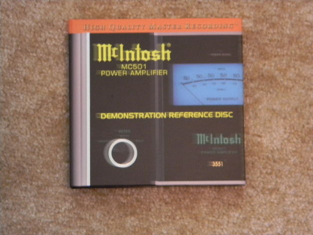 McIntosh MC501 Power Amp Demo Disc - High Quality Maste...
