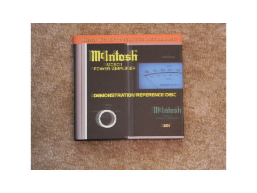 McIntosh MC501 Power Amp Demo Disc - High Quality Master Recording/Gold CD SACD