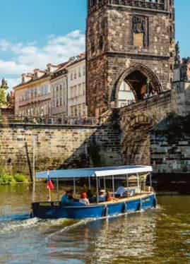 Enjoy a short small-boat ride