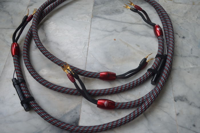 AudioQuest 72 V DBS Volcano 8ft pair of speaker cables ...