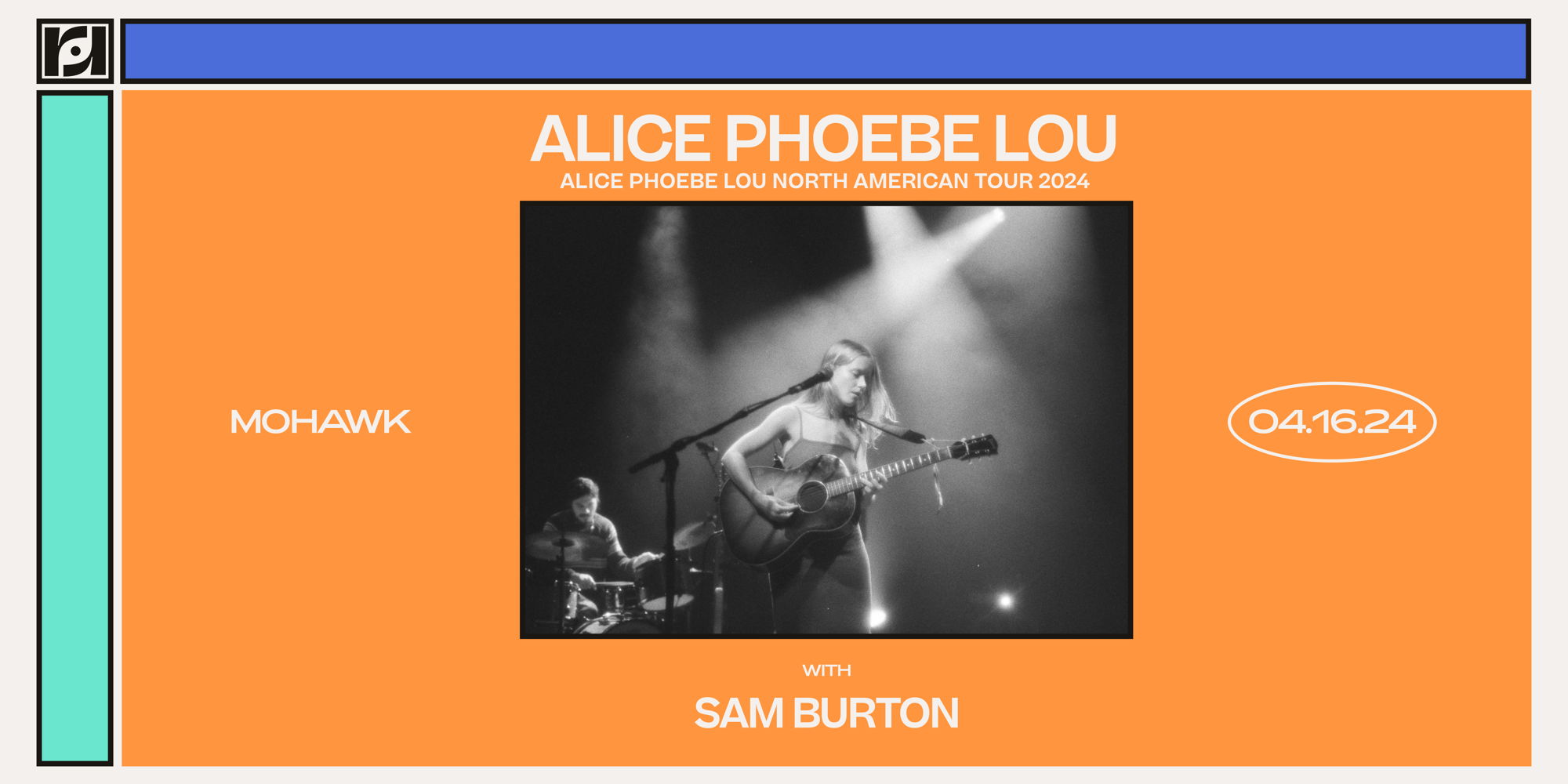 Resound Presents: Alice Phoebe Lou w/ Sam Burton at Mohawk promotional image