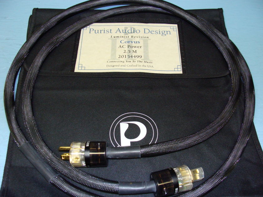 Purist Audio Design Corvus Luminist 2.5 Meter 15amp