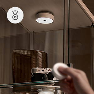 EZVALO Puck Lights with Remote Group Control Under Cabinet Light
