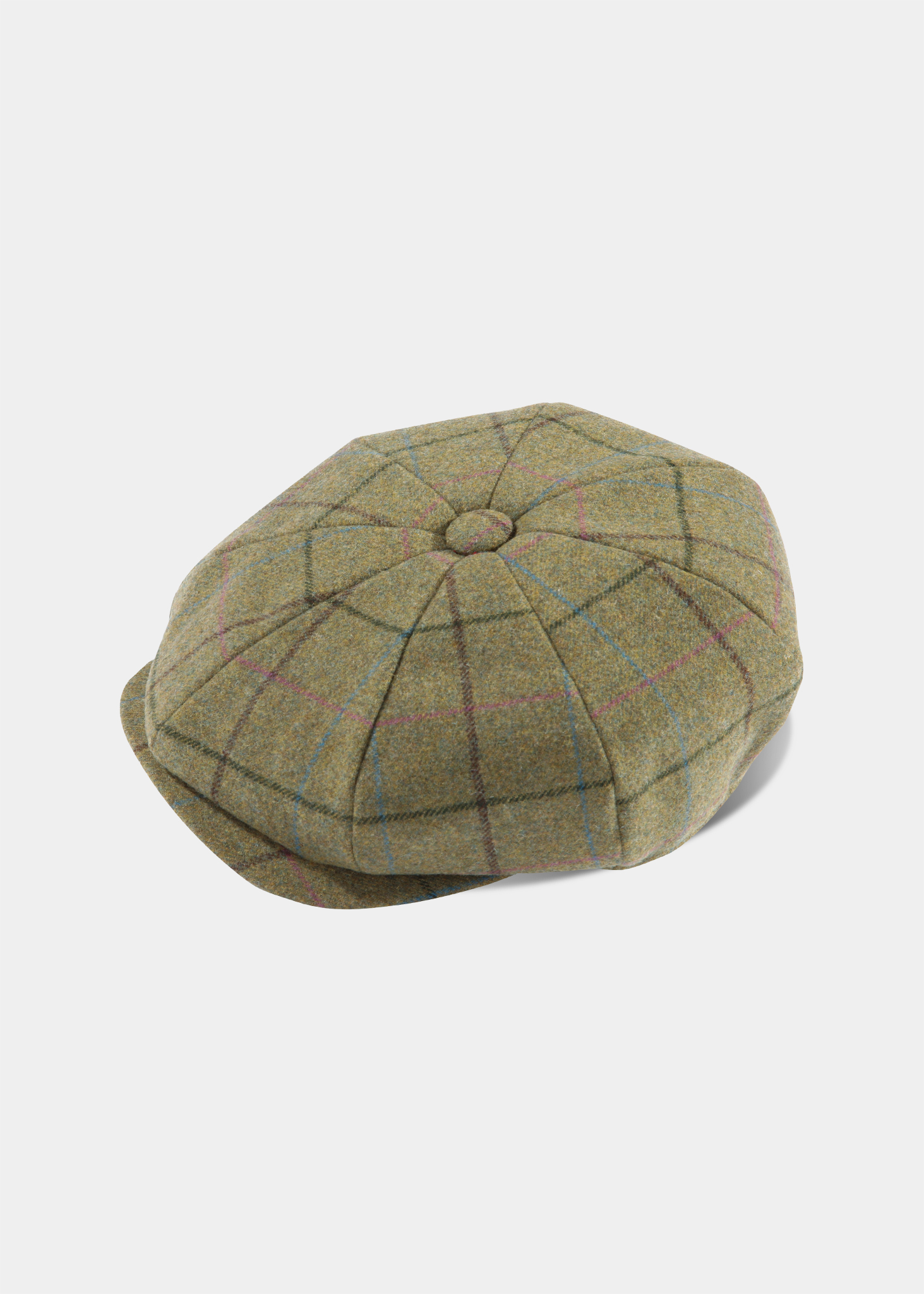COMBROOK LADIES TWEED COUNTRY CAP IN LOTUS