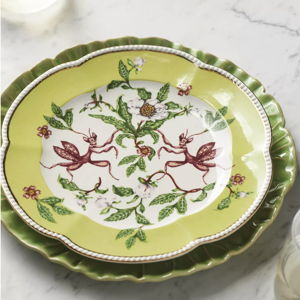 Lou Rota Mother Nature Dessert Plate - Mantis