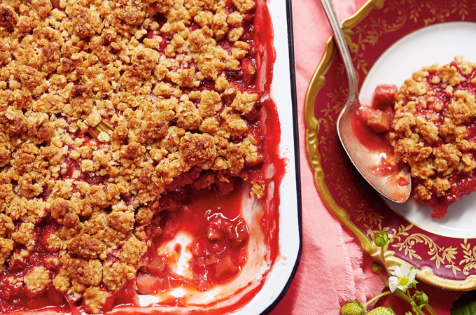 Strawberry-Rhubarb Crisp
