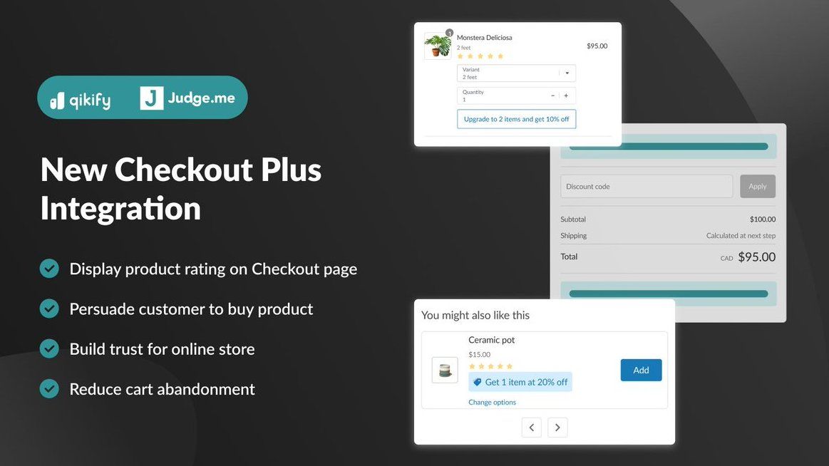 Qikify integrated with Judge.me review