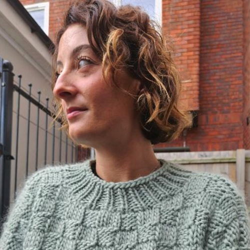 The basket weave sweater - knitting pattern