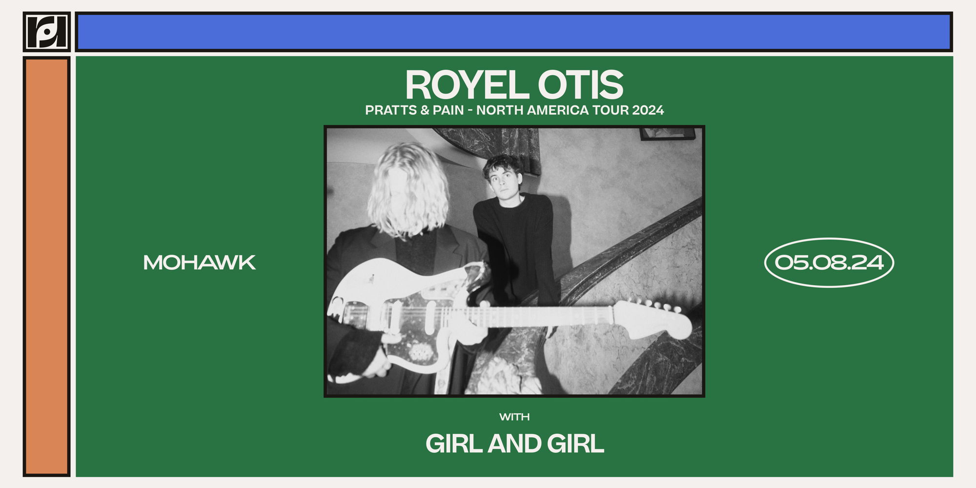 Royel Otis - PRATTS & PAIN - North America Tour 2024 w/ Girl and Girl promotional image