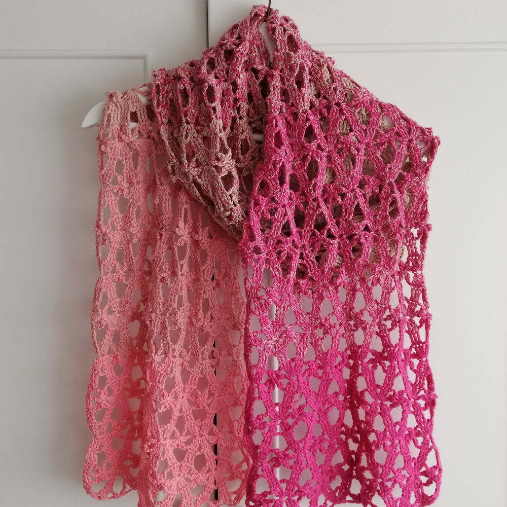 "Pink blossom" stola