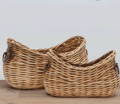 Natural Rattan Oval Baskets