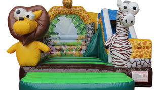 dschungel tiere huepfburg